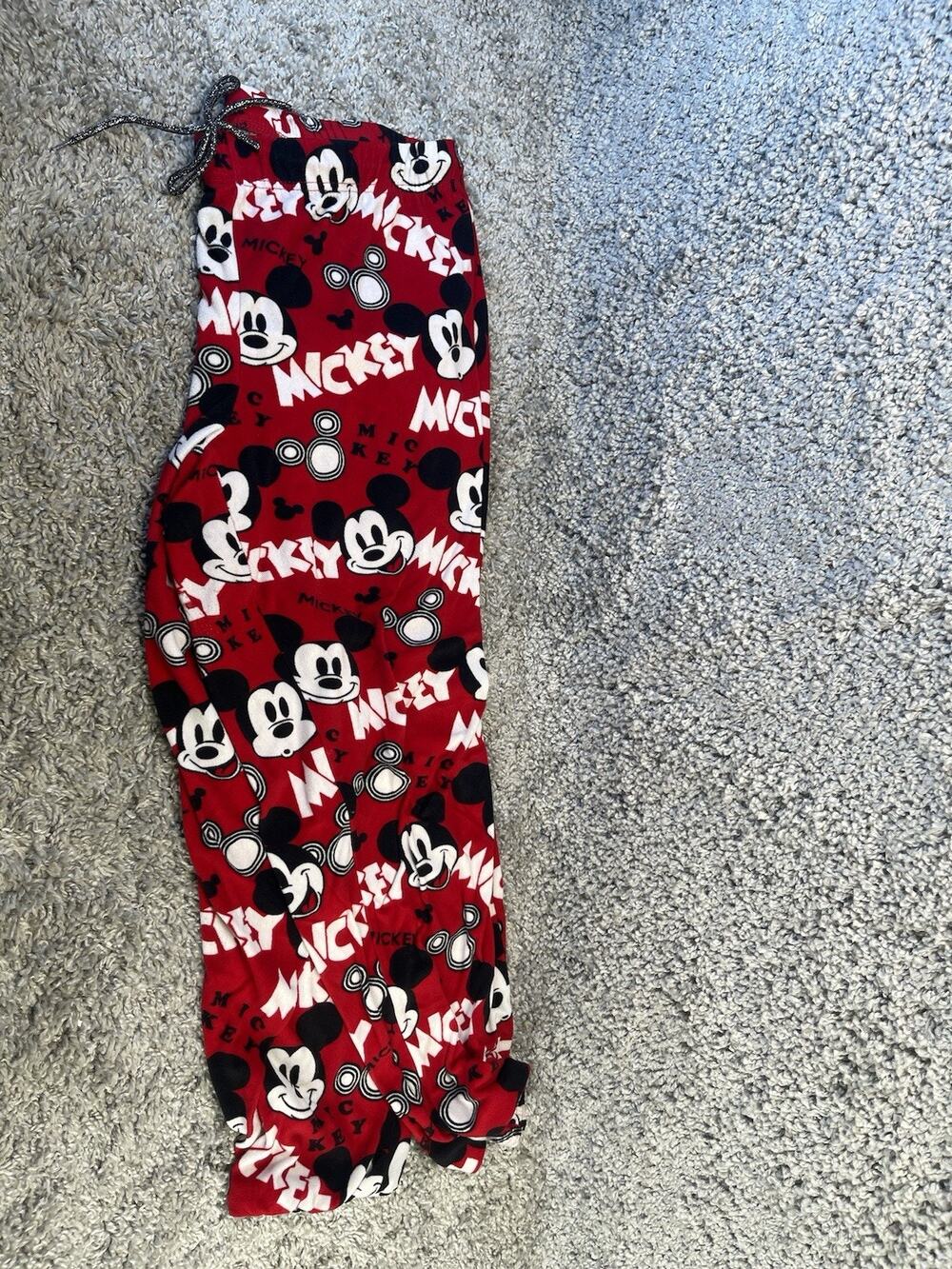 Disney Mickey Mouse Sleepwear Pajama Pants Size Large Cozy Lounge Womens - Picture 1 of 9